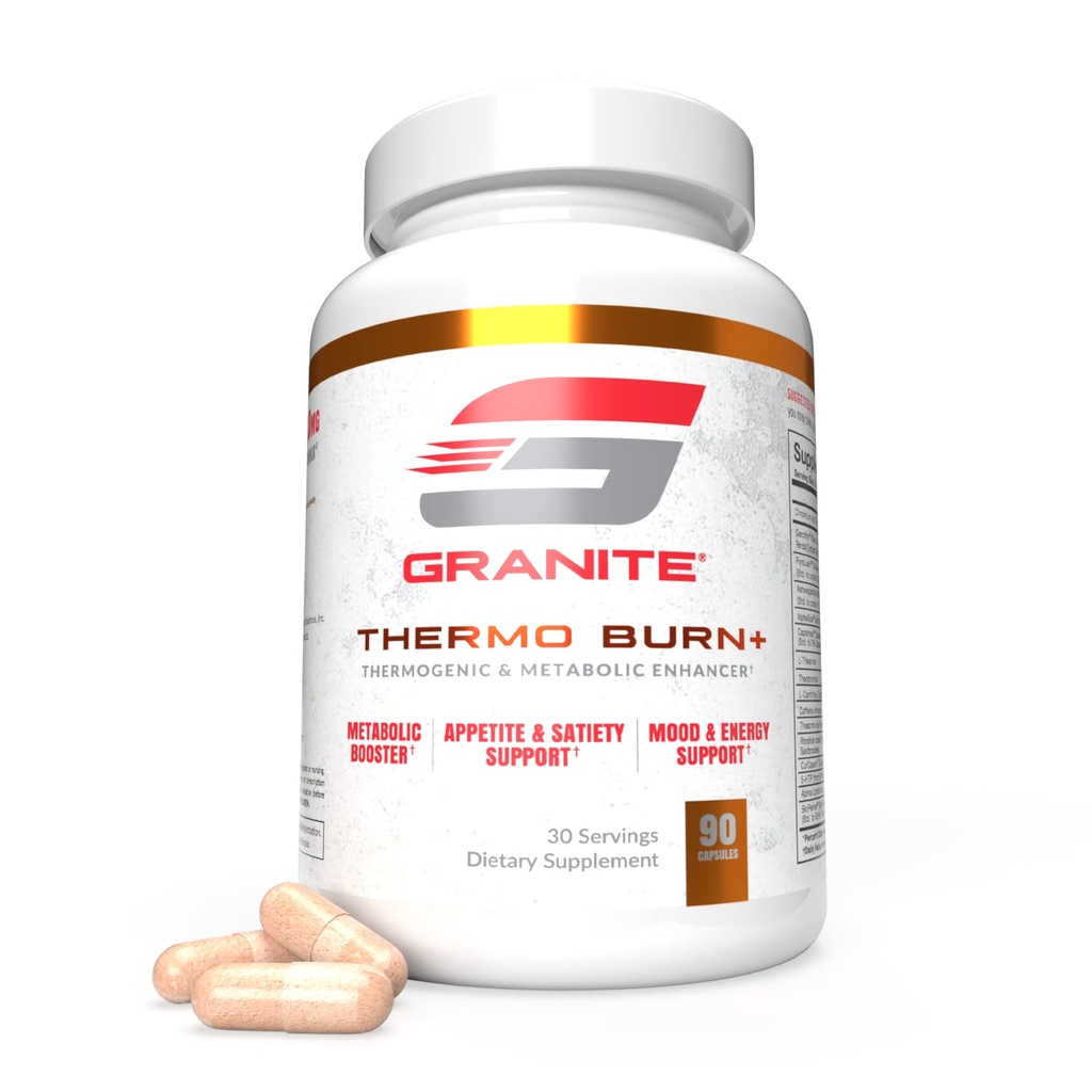 花崗岩の熱燃焼、Theobromine、および5-HTP、90カプセルとのThermogenic、メタボリック、気分及び食欲サポートのための新しい高度の方式