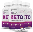 (3つのパック) 浸された結果 Keto ACVの丸薬1275MG Ketoサポート ブレンドのカプセルはApple Cider Vinegarの余分バージンのオリーブ オイルの粉の緑茶の葉180のカプセルと合わせるケトACVのガミーに代わります