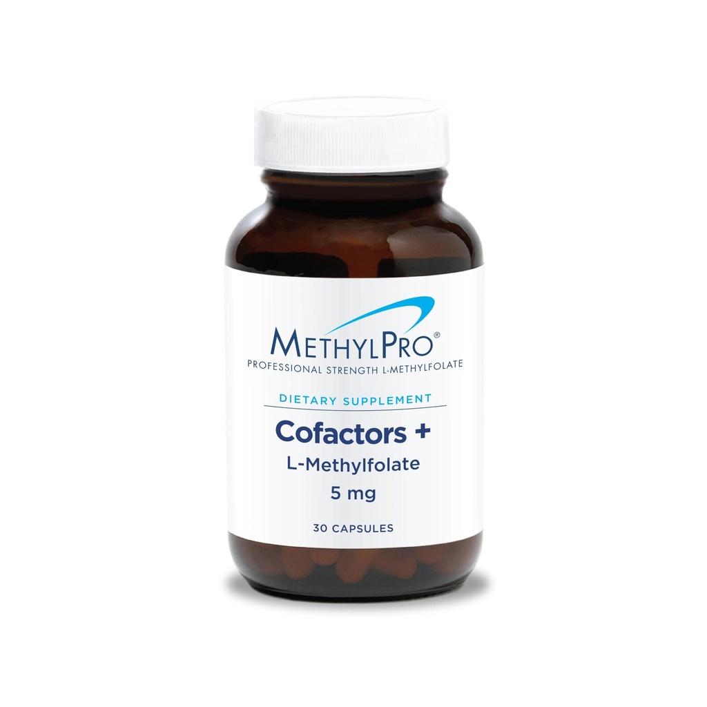 MethylPro L-Methylfolate 5 mg +コファクタ - 女性&男性のためのLメチルの葉酸塩の補足、B6およびB12のB6およびB12のメチル化されたビタミンB9 (5-MTHF)、頭脳の健康、焦点およびカルム- 30のカプセル(パッケージ1)