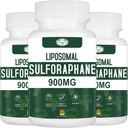 900MG Liposomal Sulforaphaneの補足のBroccoliのエキス、酸化防止剤、消化器の健康180のカプセルのための肝臓の補足