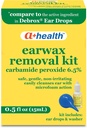 A+Health Earwaxの取り外しのキット、米国、低下および耳の球根のスポイト、0.5のOuncesでなされるCarbamideの過酸化物6.5%
