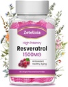 砂糖の自由なResveratrolのグミ - 酸化防止剤、健康な老化、皮、頭脳、有機性のための高い純度のResveratrolの補足- 60のグミ
