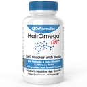 DrFormulas HairOmega DHTブロッカーBiotin 毛の成長の補足のための5000のmcgのビタミン 女性および人のための毛損失の丸薬、30日の供給