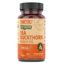 DEVAビーガン海のバックホーン, ベリーオイル500mg, 冷間プレス, 未精製, オメガ7で豊富, 90カプセル, 1-パック
