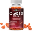 高吸収性CoQ10 200 mg - 心臓、スタミナ、脳のサポートのためのグルテンフリーのSoftgels - 60日の供給、120カウント