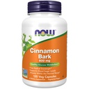 NOWサプリメント、シナモンバーク600mg、非GMOプロジェクト検証、健康なグルコース代謝*、120ベジカプセル