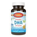 Carlson - Kid's Chewable DHA、100 mg DHA、脳&ビジョン機能、成長&開発、オレンジ、60 Chewable Softgels