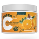 Dr. Keith独自のスーパーC-高用量粉末ビタミンC 4000mgとD-Ribose、グリシン、MSM-高吸収性、胃フレンドリー、コラーゲンブースト、免疫サポート不燃、200グラム(30サービング)
