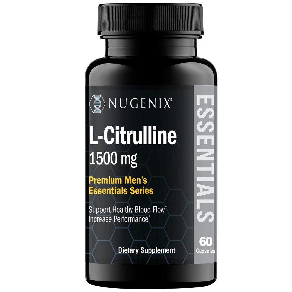 Nugenixは高められた血の流れおよび性能のためのL-Citrullineの補足- 1500のmg、60のカプセルをエッセンシャルします