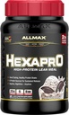 ALLMAX HEXAPRO、クッキー&クリーム - 2 lb - 25 サービングあたりのタンパク質のグラム - 8 時間の持続的なリリース - ゼロ砂糖 - 21 サービング