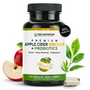 TRIO NUTRITION Apple Cider Vinegar Capsules with Multi-Strain Probiotics - Natural Sugar Free ACV Capsules with The Mother for Gut Health, Immunity, Body Cleanse & Healthy pH - Metabolism Booster*