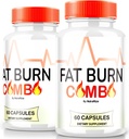 (2パック)脂肪燃焼コンボカプセル、FatBurnコンボケトフォーミュラ、すべての自然な減量サプリメントは、健康で洗練された体、ケトフィットネスピル、公式レビュー(120カプセル)を達成