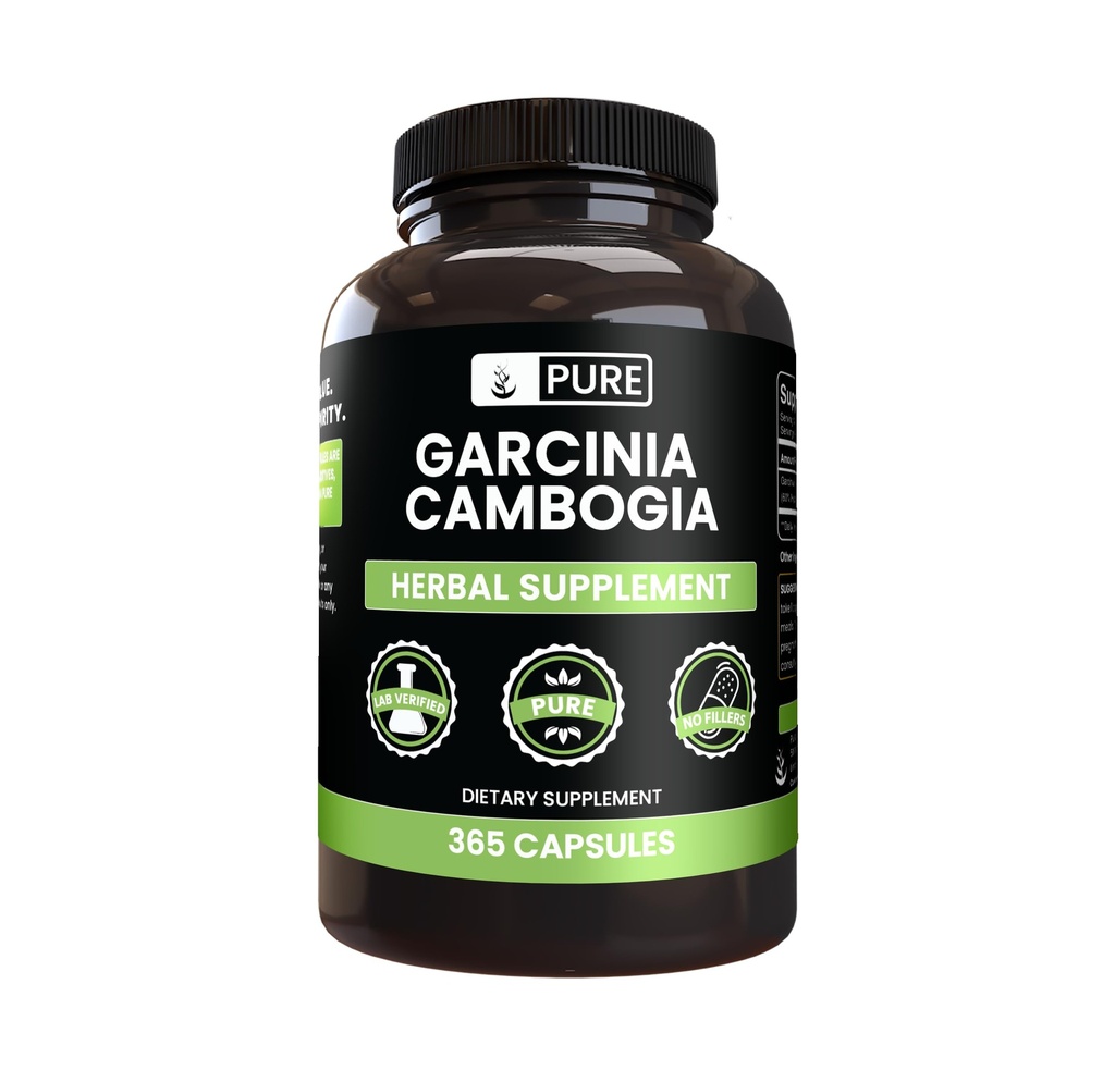 純粋な元のINGREDIENTS Garcinia Cambogia、マグネシウムまたはライスフィラー、常に純粋な、実験室は確認しました(365の計算)