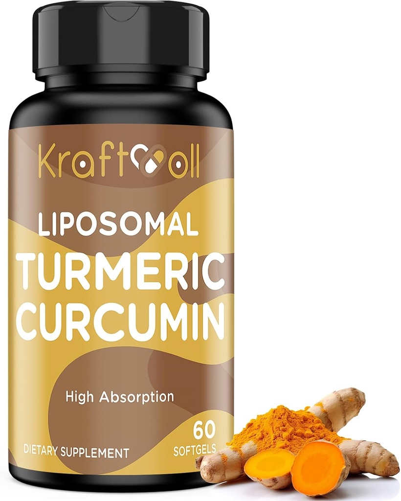 LiposomalのTurmeric Curcuminの補足60のSoftgels