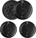 2パック(16 PC) ユニトロンワックスガード セルシールドディスクv2.0 098-0445 for phonak, 補聴器アクセサリー ワックスフィルター, Phonak補聴器フィルター ワックスガード
