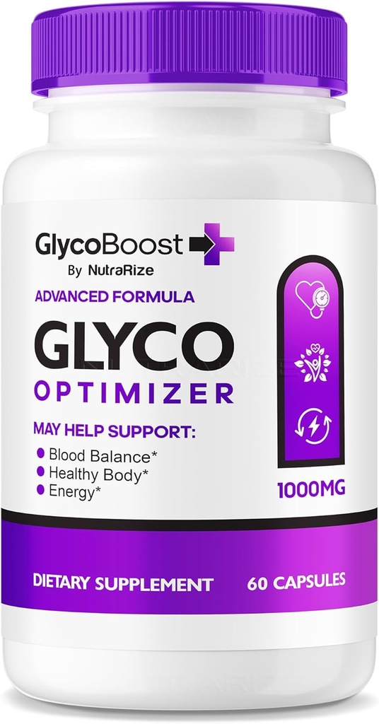 NutraRize GlycoBoost - 公式Glyco Boost血漿サポートフォーミュラ、健康で安定したレベルのためのすべての天然カプセル、GlycoBoost血栓クリーナー、Glycoブーストオプティマイザ(60カプセル)