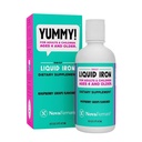 NovaFerrum Yummy 16 Fl Oz | 年齢4歳までの液体鉄サプリメント | 鉄・鉄・鉄の18mg | グルテンフリー | 砂糖フリー | ラズベリーグレープ