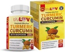 バイオペリンジンジャーサプリメント1500mg 60カプセルとターメリッククルクミン - 健康非GMOのための自然な栄養補助食品 グルテンフリー