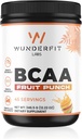 BCAA(フルーツパンチ)、パウダー、45サービング