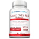 承認された科学のニトリクト酸化物MD - 筋肉開発、細いボディ固まりは、酸素の供給、ブースト エネルギー- 90のカプセル- 1本のびんを改善します