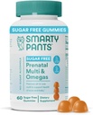 女性のためのSmartyPantsの胎児のビタミン、砂糖の自由なMultivitaminのグミ:Methylfolate、Omega 3 (ALA)のビタミンD3、C、ビタミンB12、B6、A、K及び亜鉛、Inositol、Erythritolは、60の計算(20の日の供給)放します