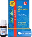Baraka Sinus Rejuvenation Oil – 6種類のオーガニックエッセンシャルオイルをブレンドし、クリアな鼻の呼吸、Eases Sinusの圧力、およびリラックスした鼻の健康サポートを提供します。 | 毎日の使用に理想的– 4ml(1パック)