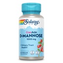 Solaray D-Mannose 1000mg with CranActin Cranberry Extract - D Mannose Cranberry Supplement with Vitamin C - 尿路と膀胱の健康をサポート - 完全菜食主義者、60日保証、30食、60 VegCaps