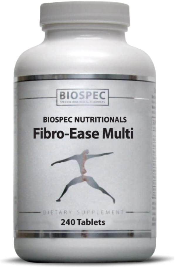 BIOSPEC NUTRITIONALS Fibro-Ease マルチ - 必須ビタミンとミネラルが含まれています - エネルギー生産と一般的な健康をサポート (240 カプセル)