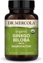 NeuroFactorとMercola Organic Ginkgo Biloba - サポート脳の健康 - 標準化されたGinkgoリーフエキス - ポリフェノールリッチコーヒーフルーツ - 30カプセル