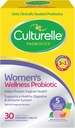 Culturelle Women’s Wellness, Daily Chewable Probiotics for Women - Supports Digestive, Vaginal and Immune Health, Occasional Diarrhea, Gas & Bloating - Non-GMO - 30 Count