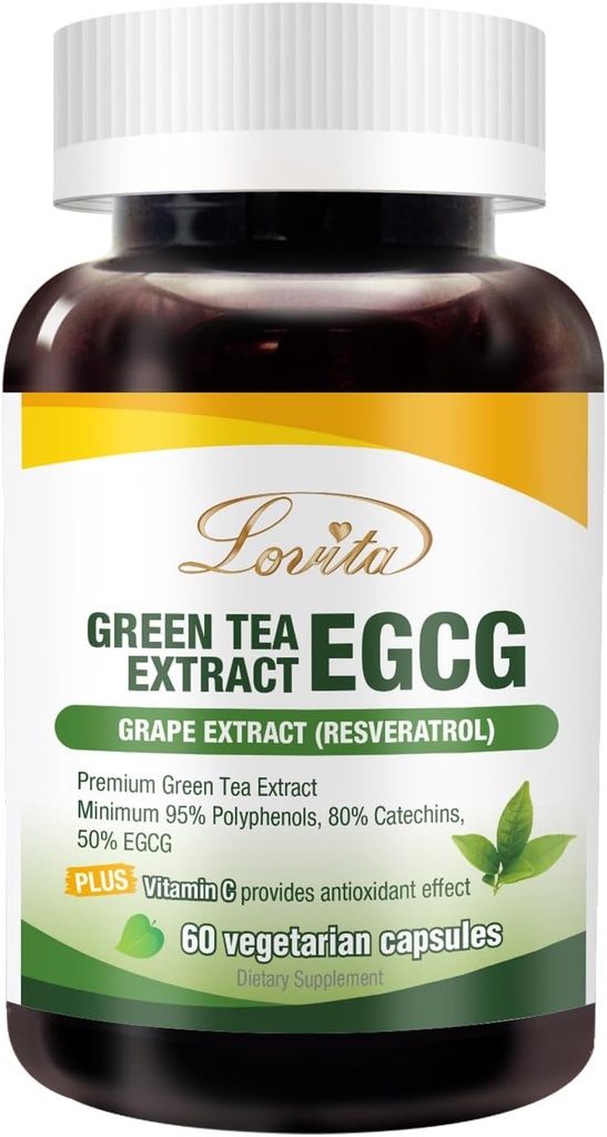 Lovitaの緑茶エキス1000mg (120の計算)