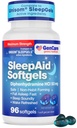 GenCare 最大強度の夜間睡眠補助剤 大人のディープ睡眠薬のためのサプリメント Diphenhydramine HCl 50mg 睡眠障害を低下させる強力な非習慣 睡眠の軽減 [96 Softgels]