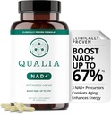 Qualia NADサプリメント — 臨床的に67%までのNAD +をブーストします。 最適化された老化、エネルギー、焦点。エリートNAD +ブースター成分ニコチンアミドリボシド(NIAGEN)、ナイアシンアミド(1か月の供給)