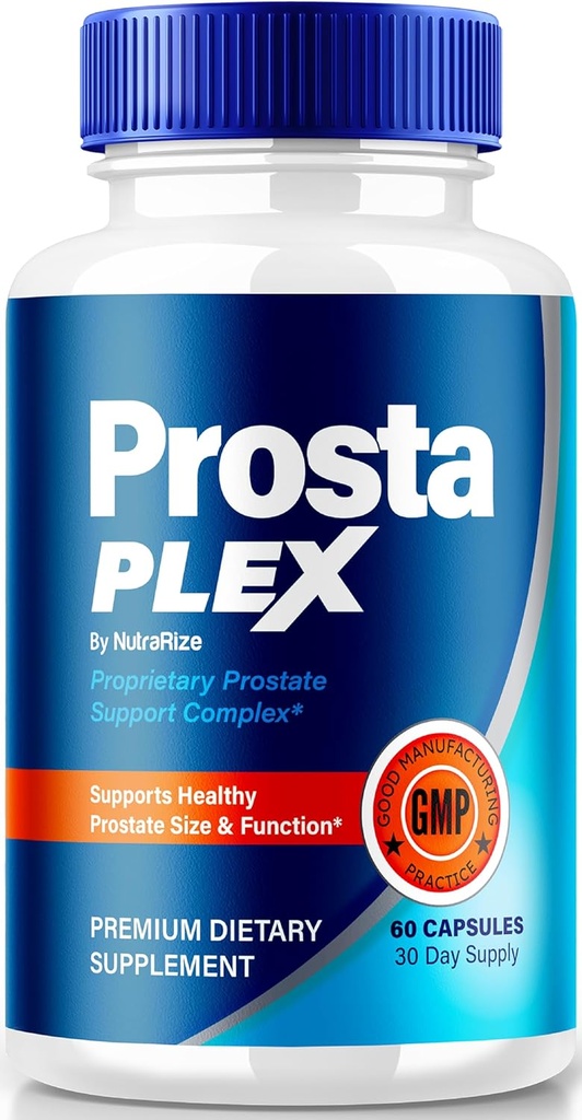 NutraRize Prosta Plex、ProstaPlex Prostate Heath、Regainコントロール&サポート 全般的なウェルネス、Prosta Plex Plusのレビュー(60カプセル)