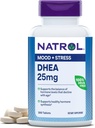 Natrol 気分 & ストレス DHEA 25カルシウムと mg, 特定のホルモンレベルと気分のサポートのバランスのためのサプリメント, 300 錠, 300 日の供給