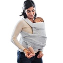 Boppy ComfyGrow Baby Carrier, 7-35lbs, Dove Gray, Newborn to Toddler with 3 Carrying Positions, 3-Stage Adjustable Seat and Head Support, Cotton Fabric