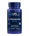 ライフエクステンションLグルタミン、500mg Lグルタミン、アミノ酸、サポート筋肉健康と免疫の健康、グルテンフリー、非GMO、100ベジタリアンカプセル