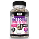 Kaya Naturals Myo&D-Chiro Inositol Plusは、女性、ビタミンB8-30カプセルのサポート