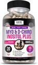 Kaya Naturals Myo&D-Chiro Inositol Plusは、女性、ビタミンB8-30カプセルのサポート