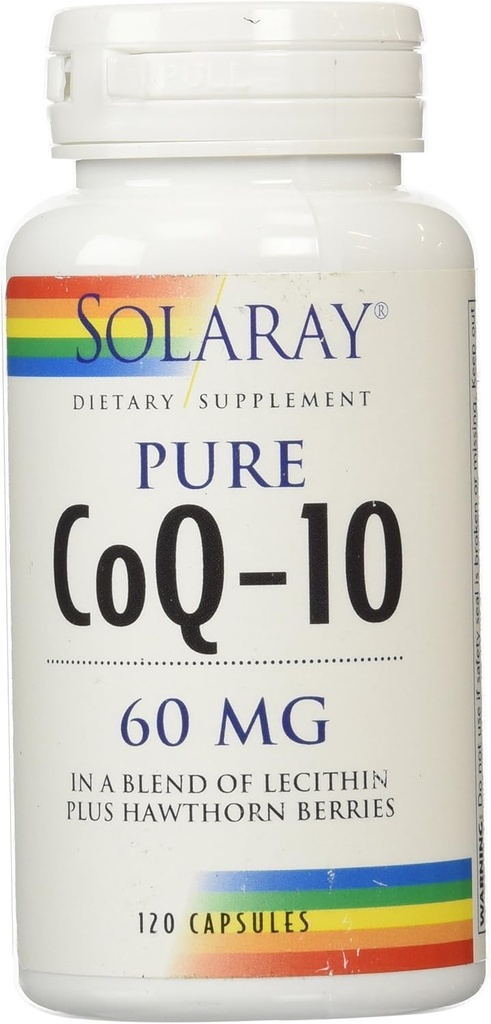 Solaray CoQ10カプセル、60 mg、120カウント
