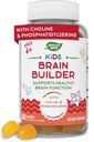 Nature's Way Kids Brain Supplement Gummies、健康な脳機能をサポート*、Lemonade Flavored、60ガミー