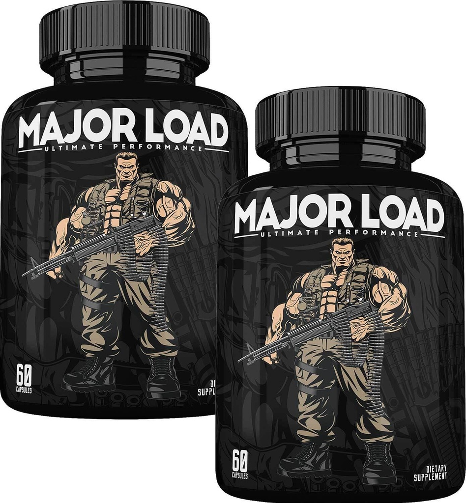 男性のためのONLテストステロンサプリメント - ホニーヤギと主要なロードテストステロンブースター Weed & Maca Root - スタミナ&強度のためのトンカットアリエネルギーピル - テストブースター60カプセル(2pk)