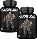 男性のためのONLテストステロンサプリメント - ホニーヤギと主要なロードテストステロンブースター Weed & Maca Root - スタミナ&強度のためのトンカットアリエネルギーピル - テストブースター60カプセル(2pk)