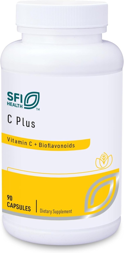 Klaire Labs SFI Health C Plus with Bioflavonoids - シトラスバイオフラボノイドコンプレックスと最適なビタミンCブレンド(90カプセル)