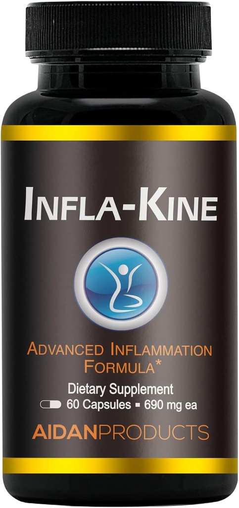 Infla-Kine Supplement, Boswellia Extract, BCM-95 & Burdock Seed Blend for Joint Mobility Support, 60 Capsules