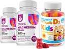 ビタミンDは、Kids&Adults 2000 IUとマグネシウムのグミ - 健康なビタミンD3サプリメント1000IU - ベジタリアンゼラチンフリー免疫は、子供と大人のための砂糖のないマグネシウムカルム咀嚼をサポート