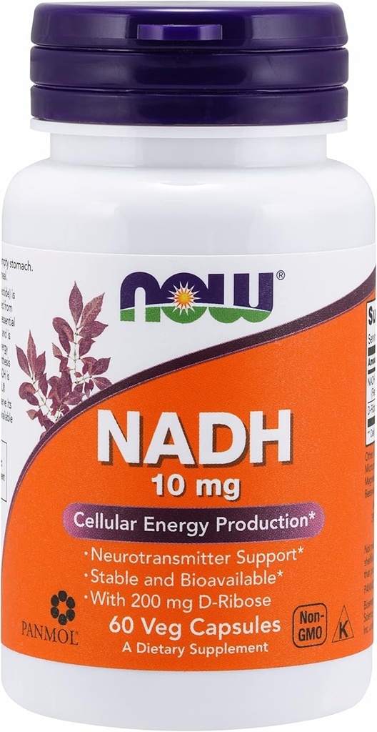 NADHとリムース、10mg、60ベジキャップを今の食べ物(パック3)