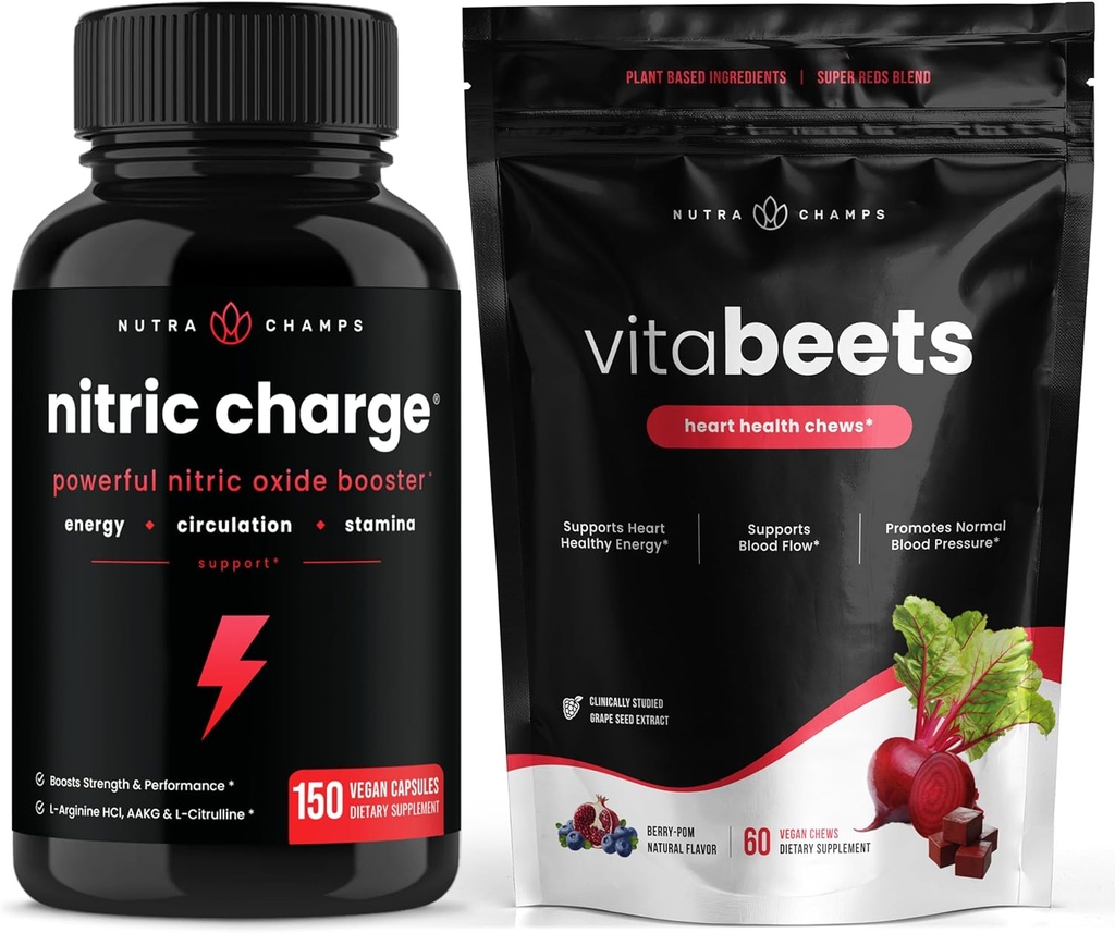 NutraChamps ニトリチャージと VitaBeets バンドル