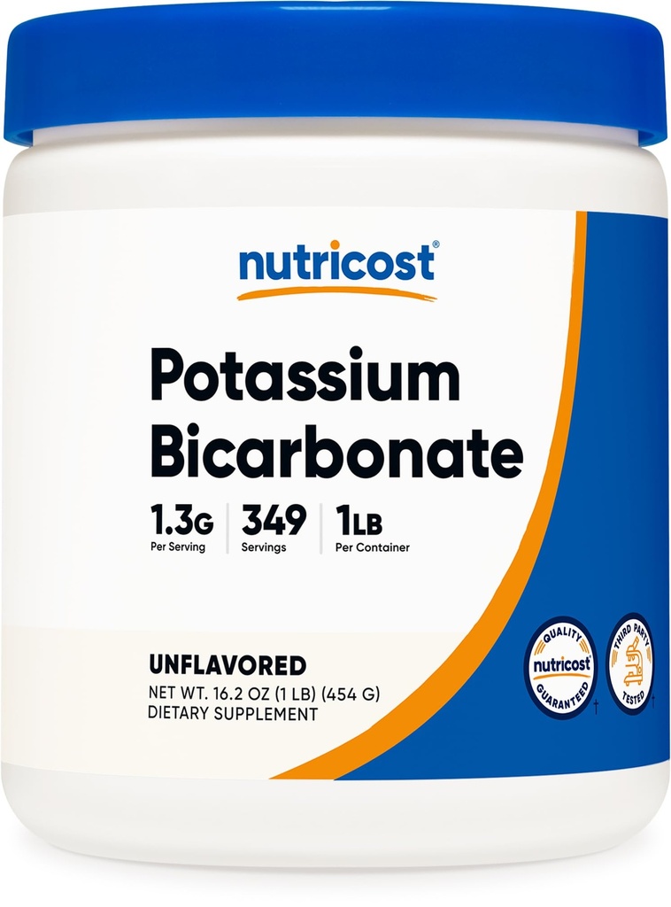 Nutricostの炭酸カリウムの粉1 LB -グルテンフリー、非GMO