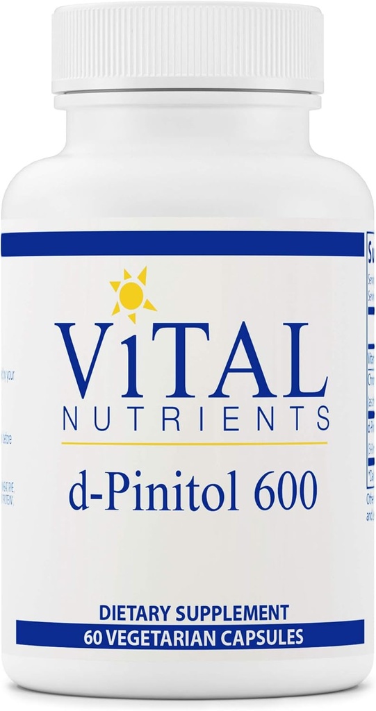 Vital Nutrients - D-Pinitol - Ovarian Healthの維持とサポート - 60 ボトルあたりのベジタリアンカプセル - 600 mg